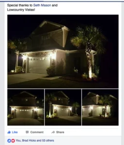 Charleston Residential Landscape Design Facebook Likes