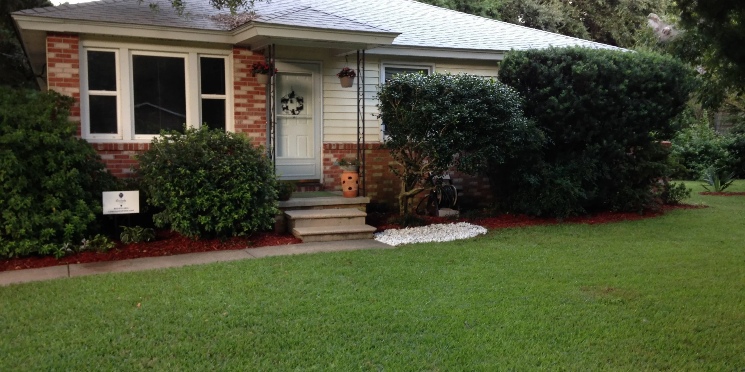 Charleston Residential Landscape Design - Yard Makeover After 1