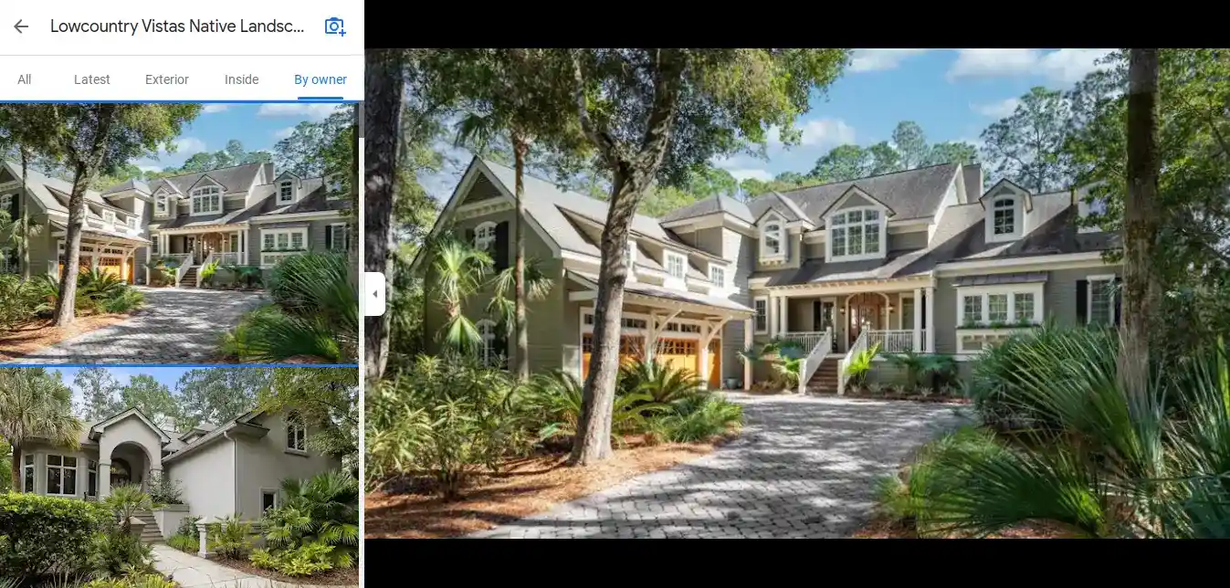 This is the owner's photo of a landscape design and landscape installation project that Lowcountry Vistas Native Landscape Design completed in northern Mt. Pleasant 29429.